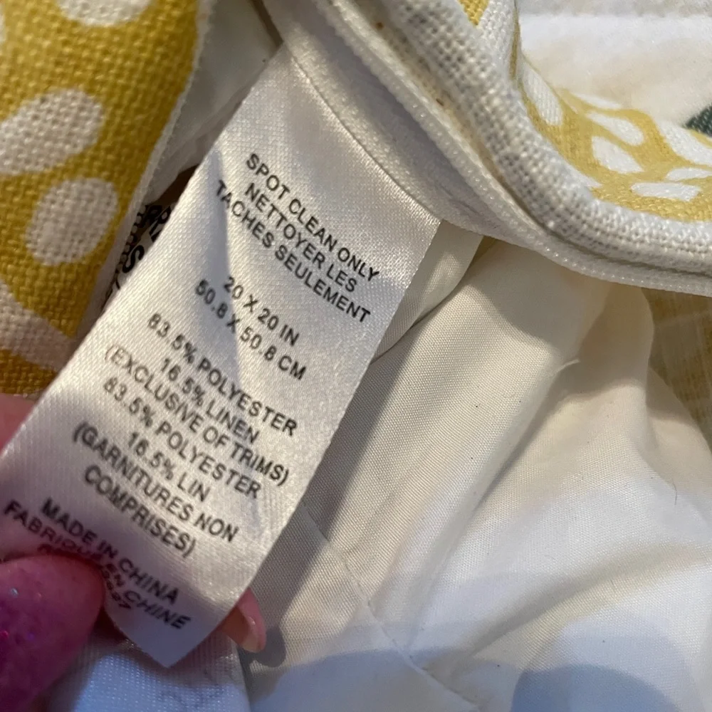 Beautiful linen/polyester pillow - Picture 4 of 5